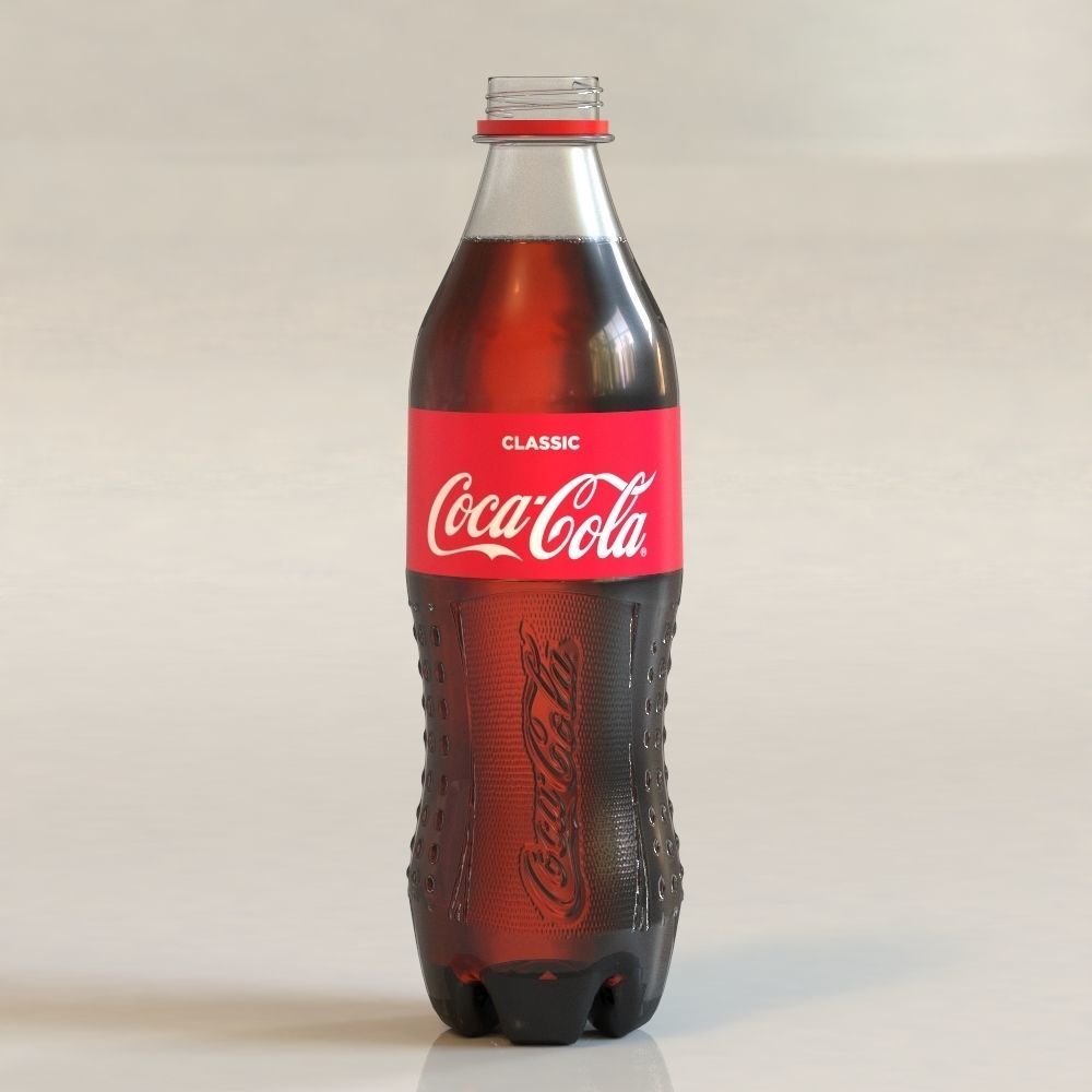 Coca-Cola bottle 3D model_1