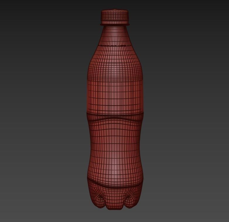Coca-Cola bottle 3D model_4
