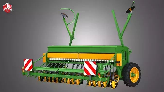 SEED DRILL Amazone D8 30 Super 3D model