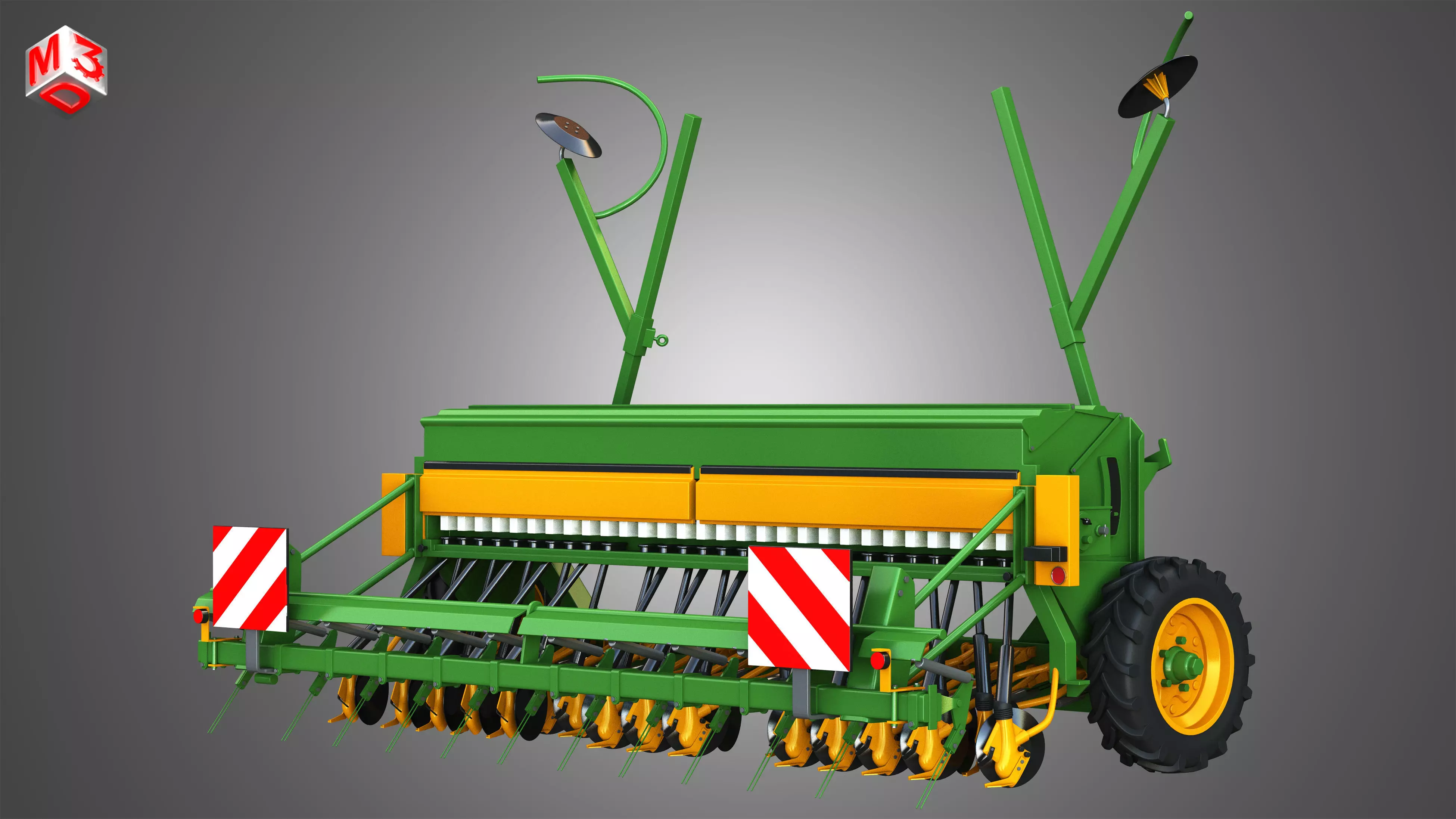SEED DRILL Amazone D8 30 Super 3D model_0