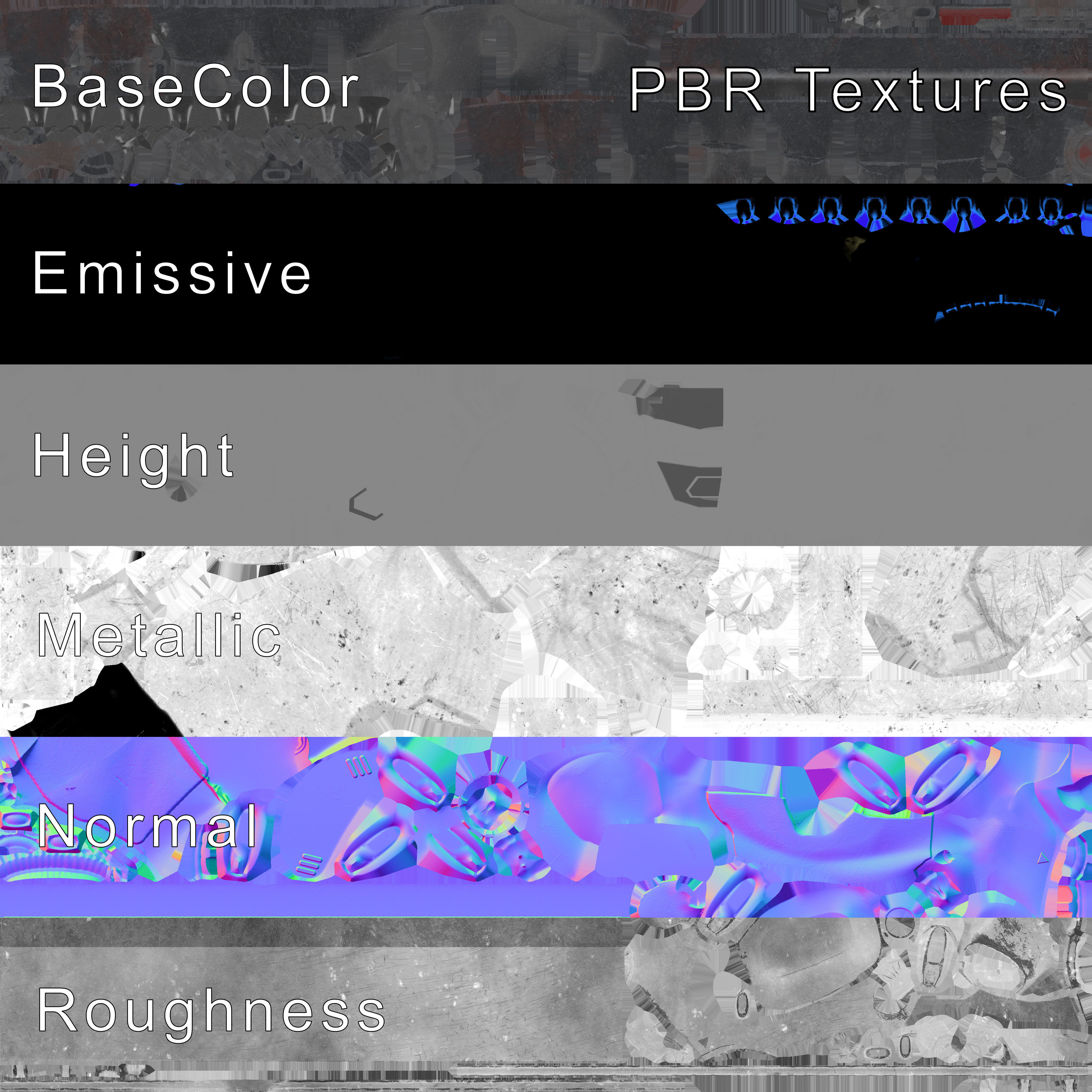 Flying truck Low-poly 3D model_23