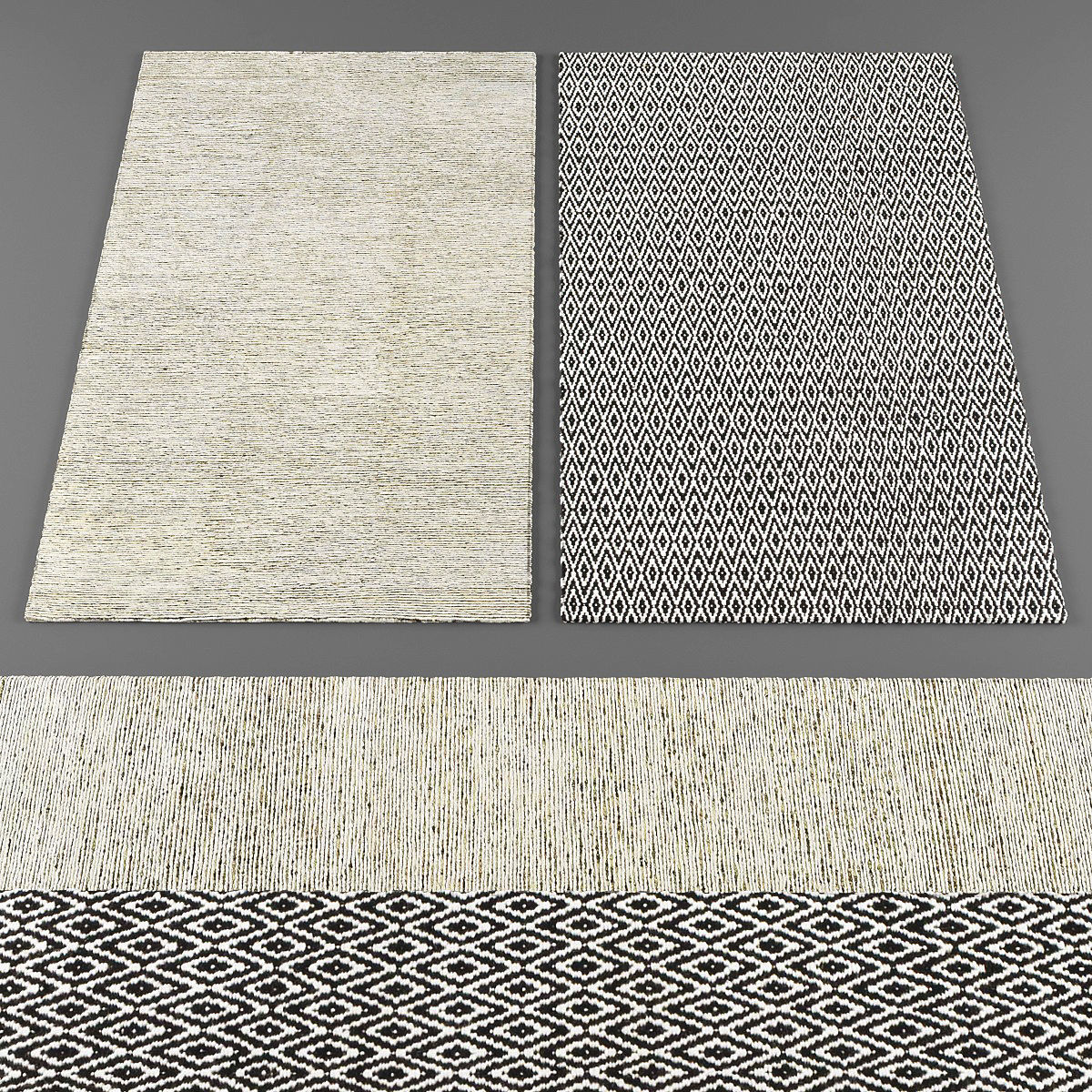 Angelo rugs collection 042 Low-poly 3D model_2