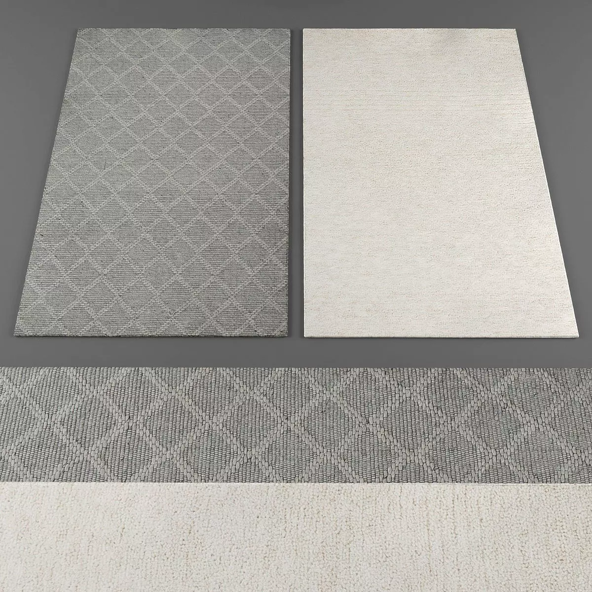 Calvin Klein rugs collection 044 Low-poly 3D model_0