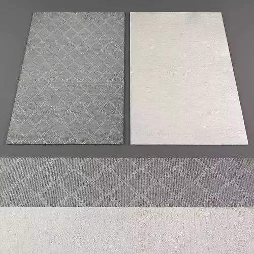Calvin Klein rugs collection 044 Low-poly 3D model