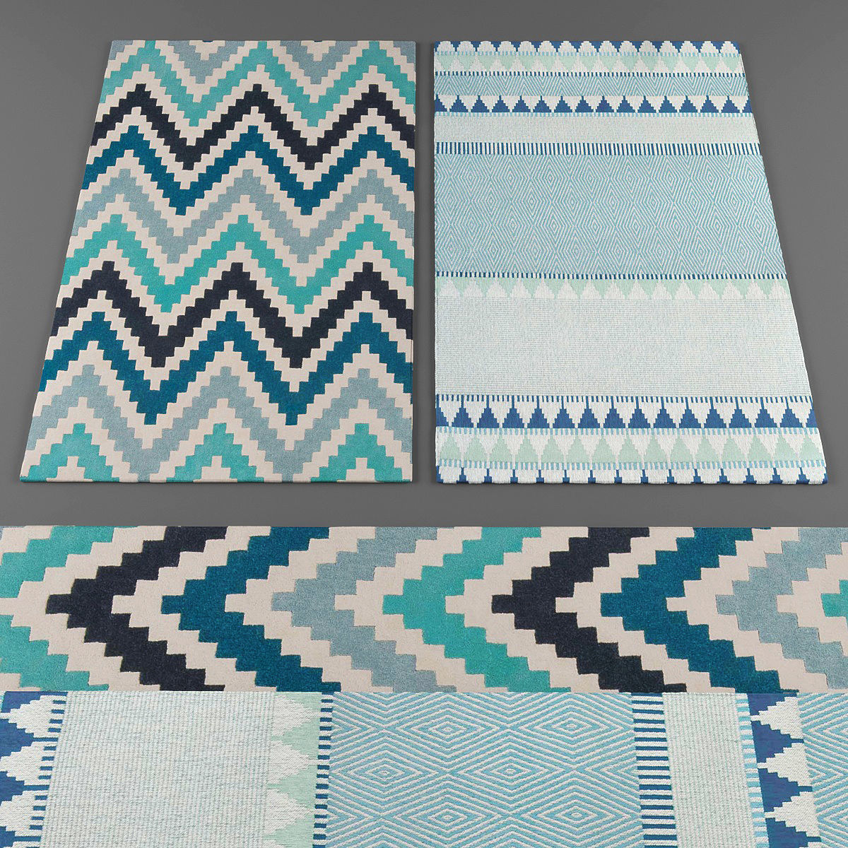 Louis De Poortere rugs collection 045 Low-poly 3D model_1