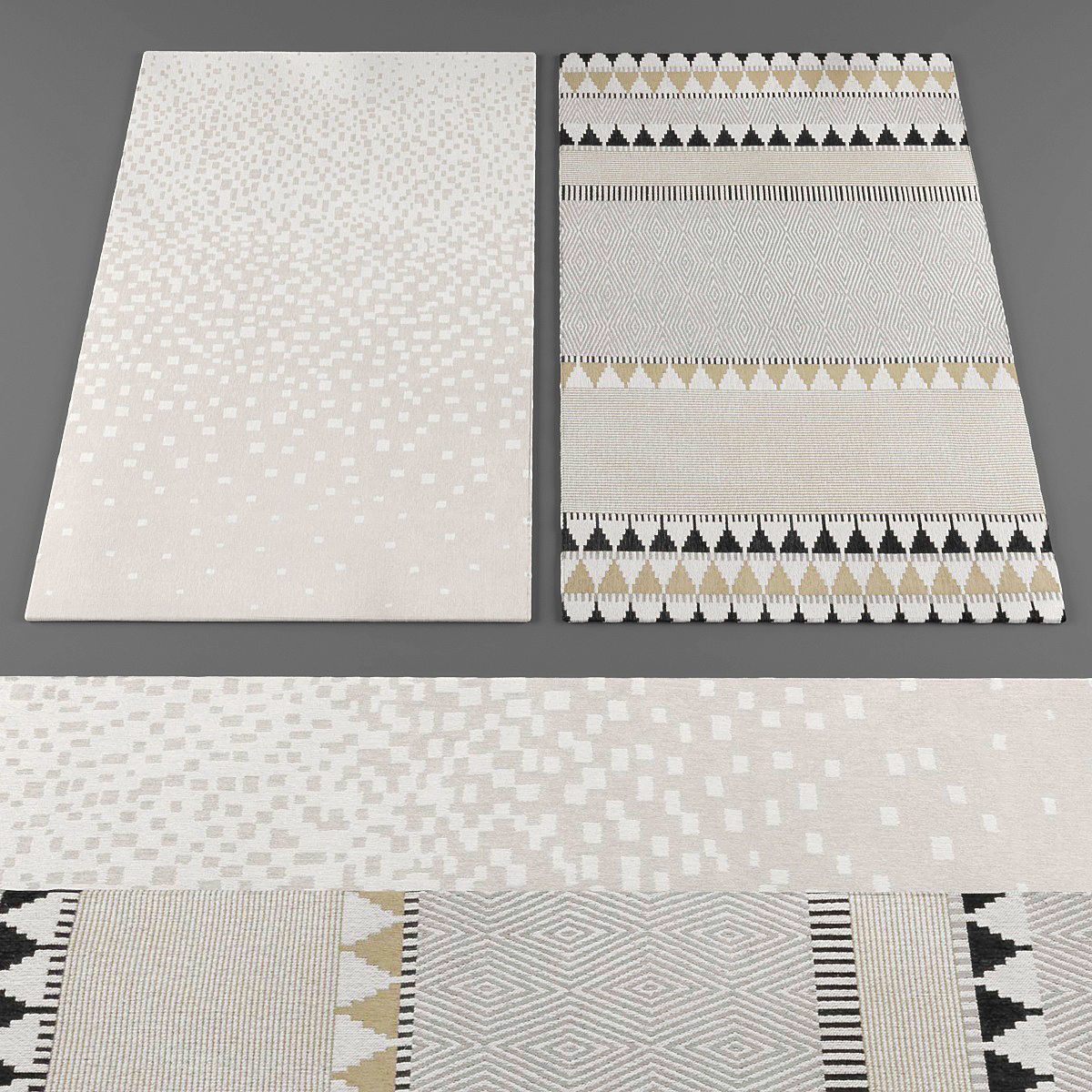 Louis De Poortere rugs collection 045 Low-poly 3D model_2