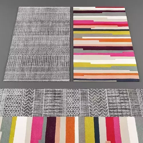 Louis De Poortere rugs collection 046 Low-poly 3D model