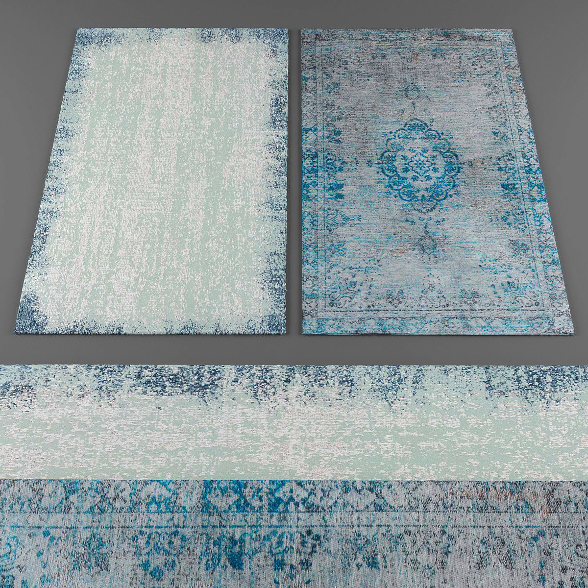 Louis De Poortere rugs collection 048 Low-poly 3D model_2