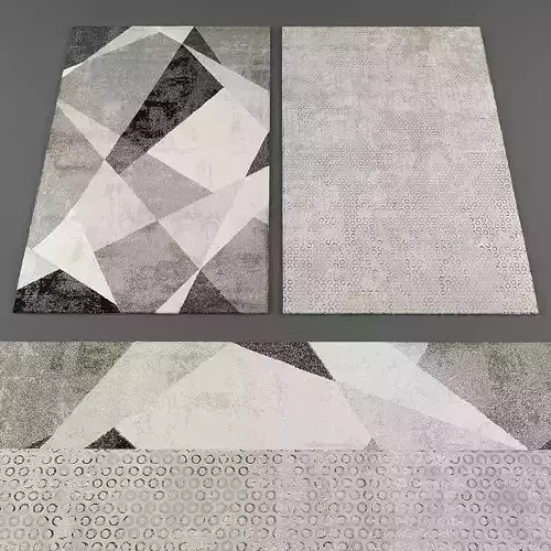 Andessi rugs collection 050 Low-poly 3D model