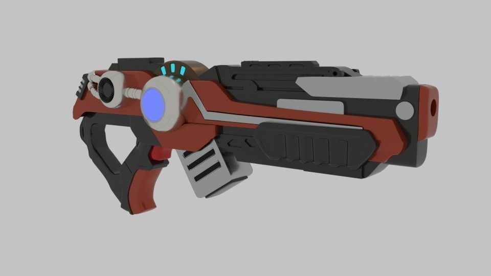 Light Strike Rifle 3D model_1