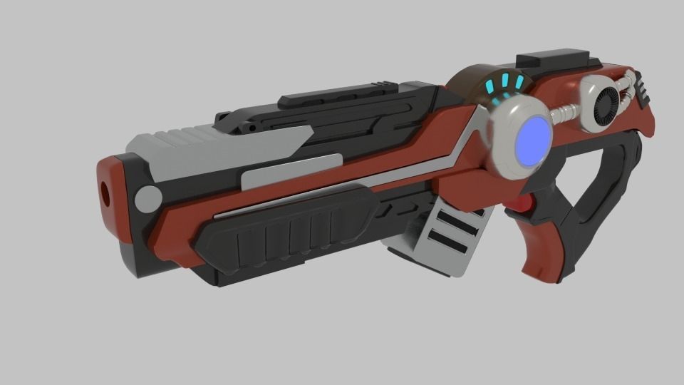 Light Strike Rifle 3D model_0