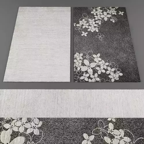 Nourison rugs collection 053 Low-poly 3D model