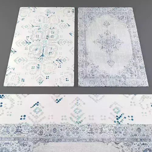 Louis De Poortere rugs collection 057 Low-poly 3D model