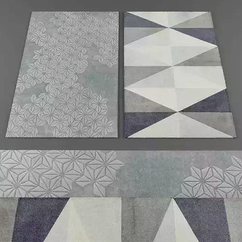 Andessi rugs collection 060 Low-poly 3D model
