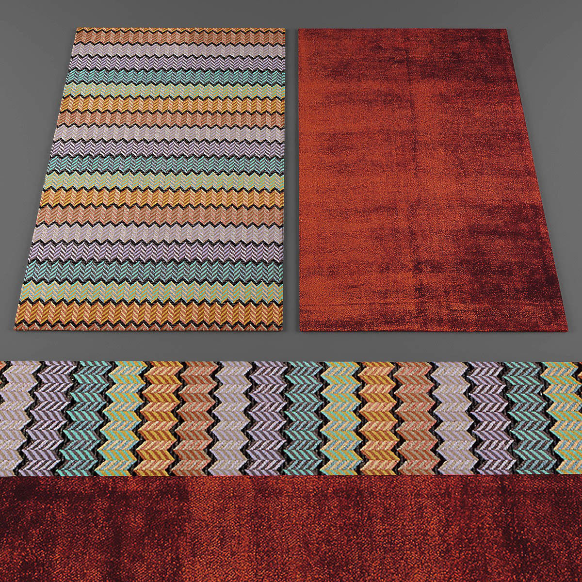 Amara rugs collection 062 Low-poly 3D model_2