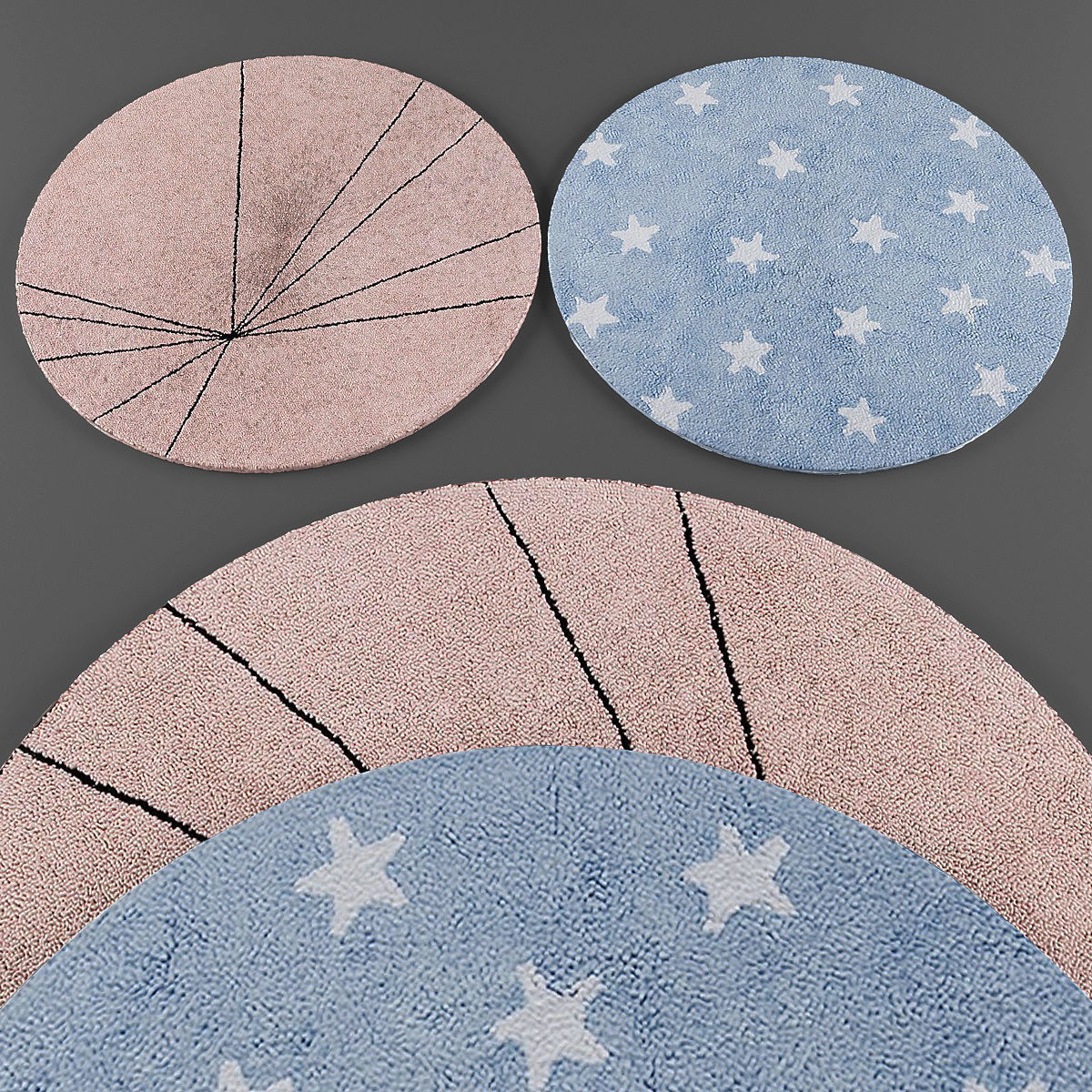 Lorena rugs collection 063 Low-poly 3D model_2