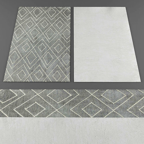 Andessi rugs collection 078 Low-poly 3D model