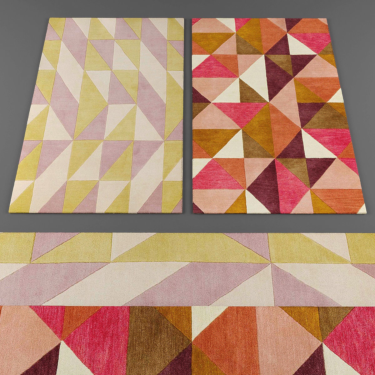 Andessi rugs collection 080 Low-poly 3D model_2