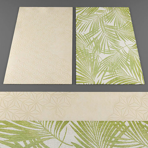 Andessi rugs collection 080 Low-poly 3D model