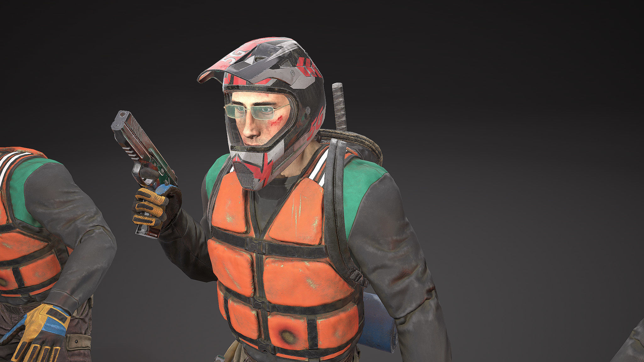 Character Phillip Low-poly 3D model_6