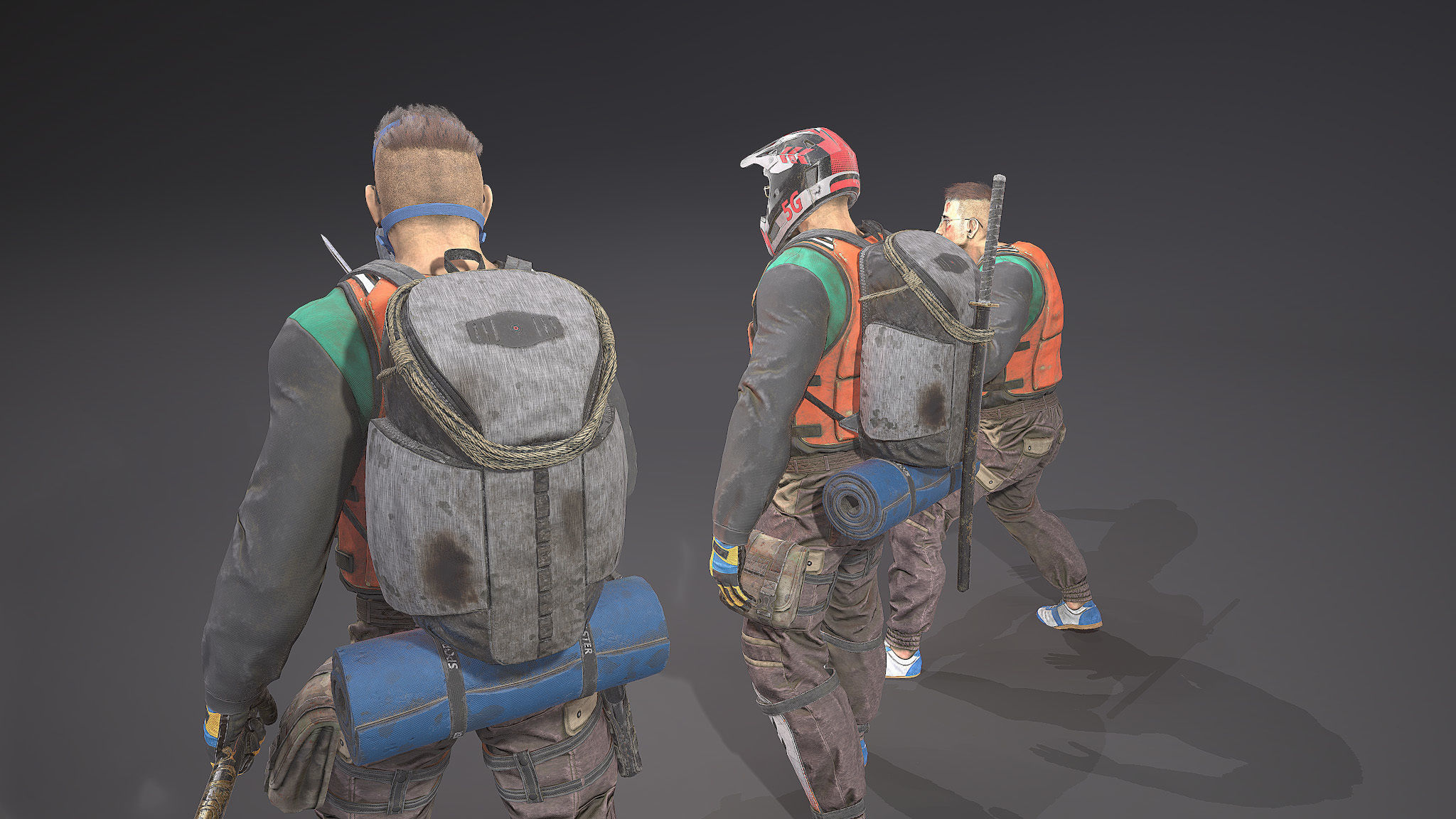 Character Phillip Low-poly 3D model_9