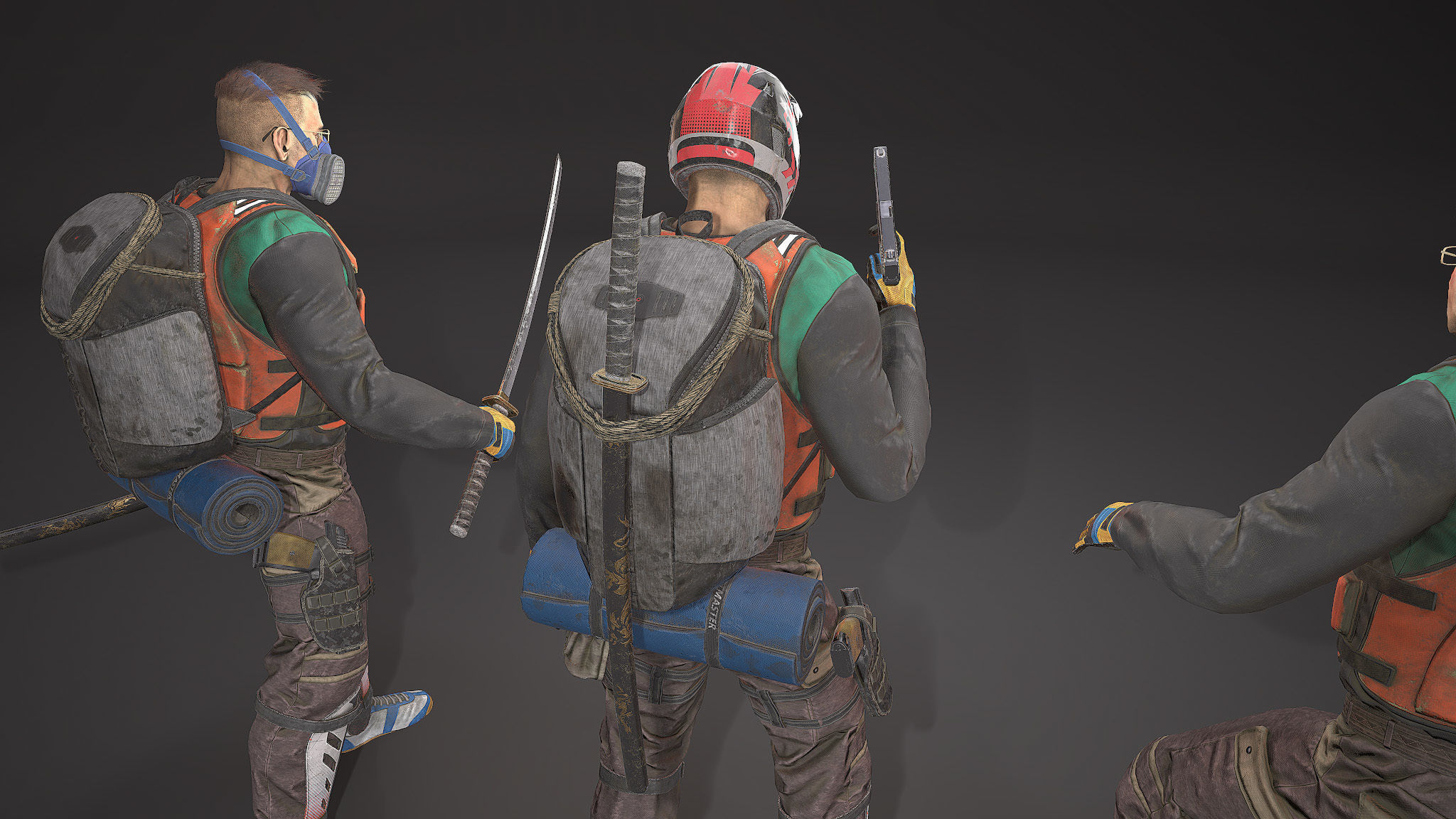 Character Phillip Low-poly 3D model_8