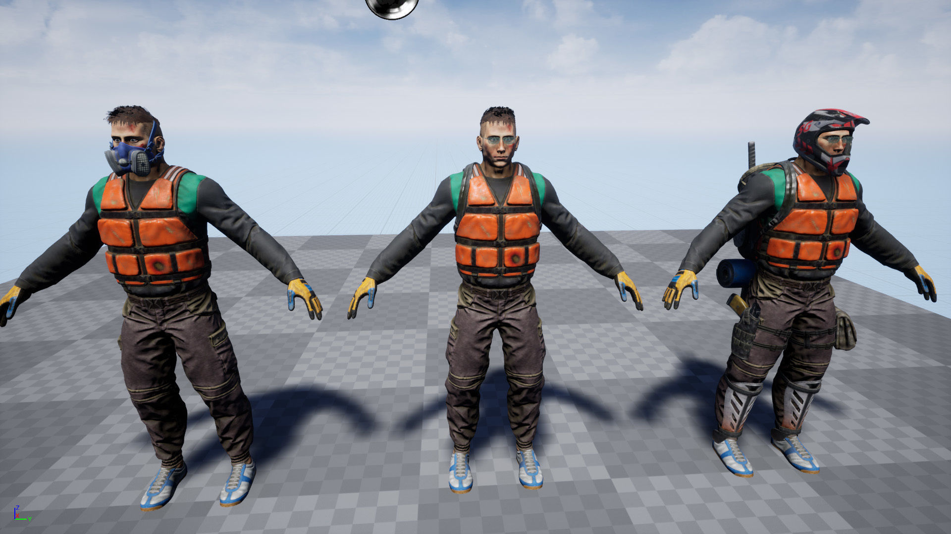 Character Phillip Low-poly 3D model_3