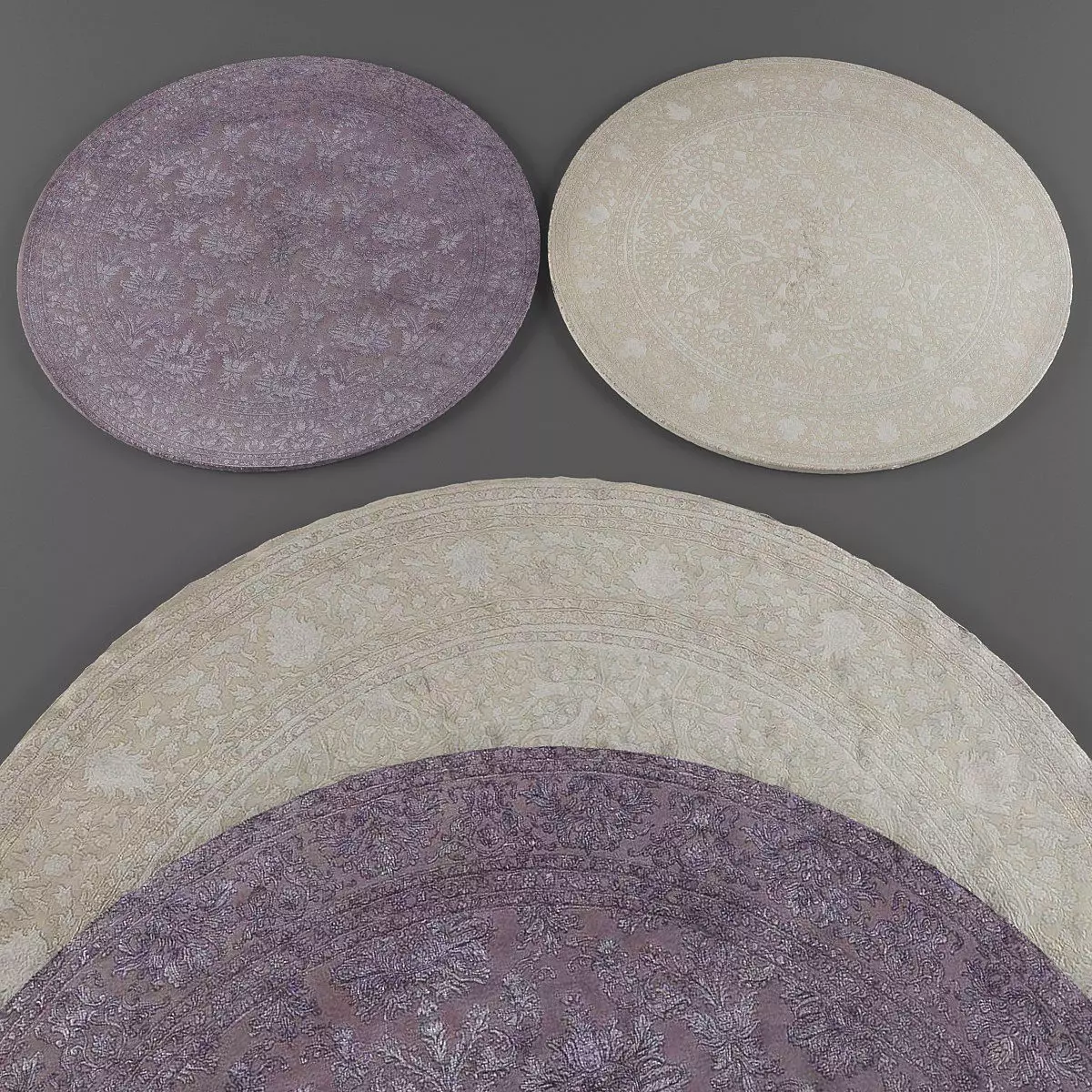 Rugs collection 081 Low-poly 3D model_0