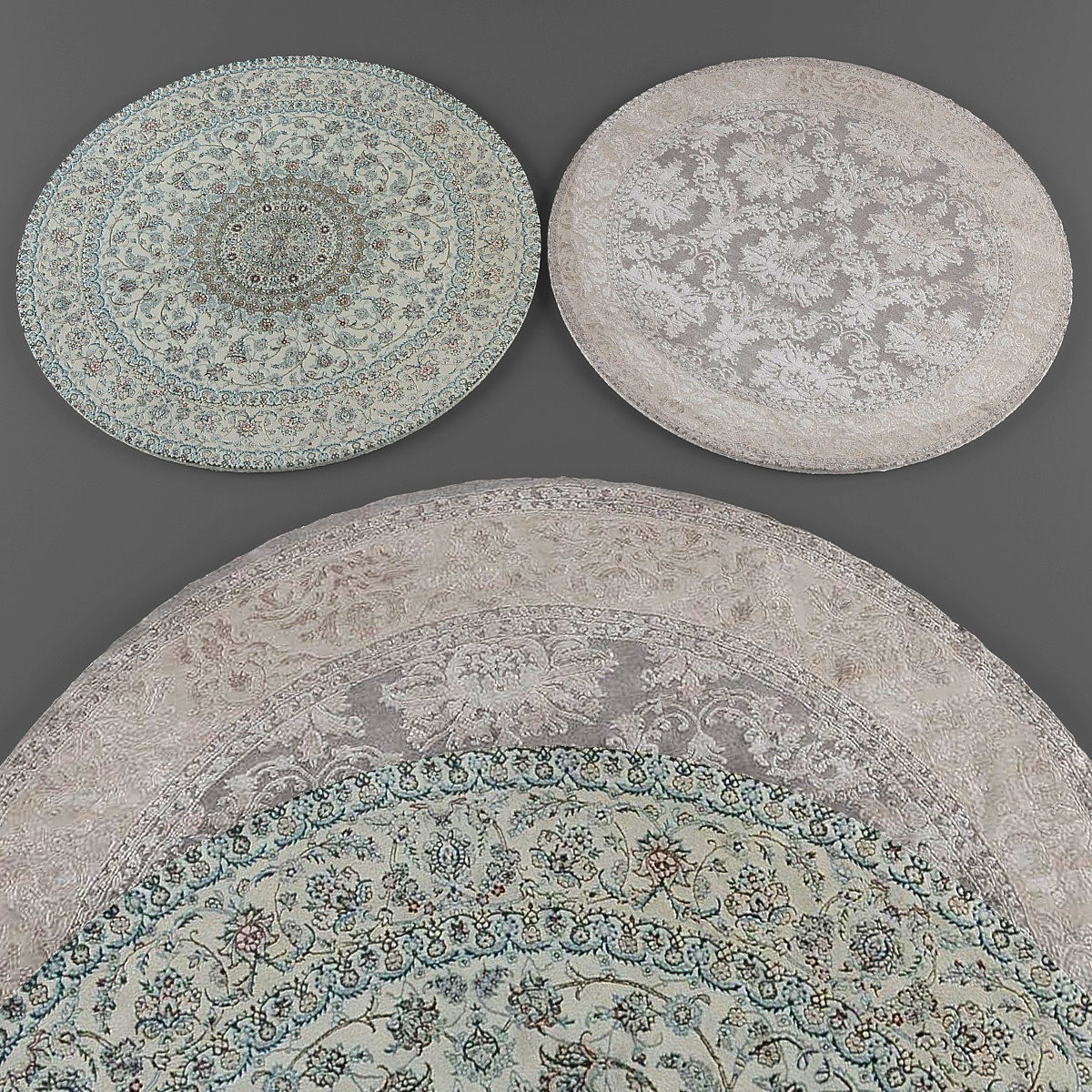 Rugs collection 081 Low-poly 3D model_1