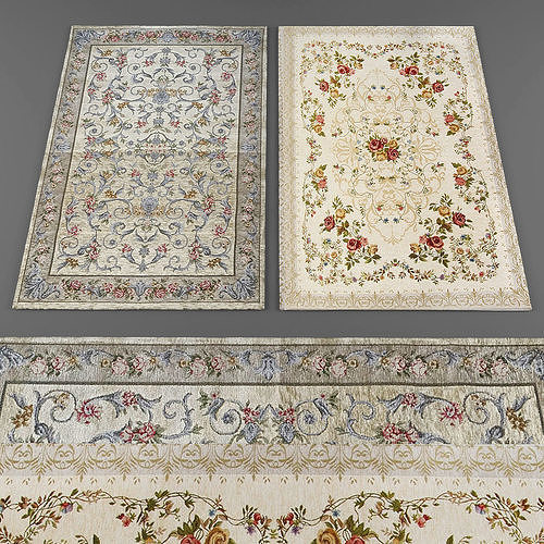 Rugs collection 084 Low-poly 3D model