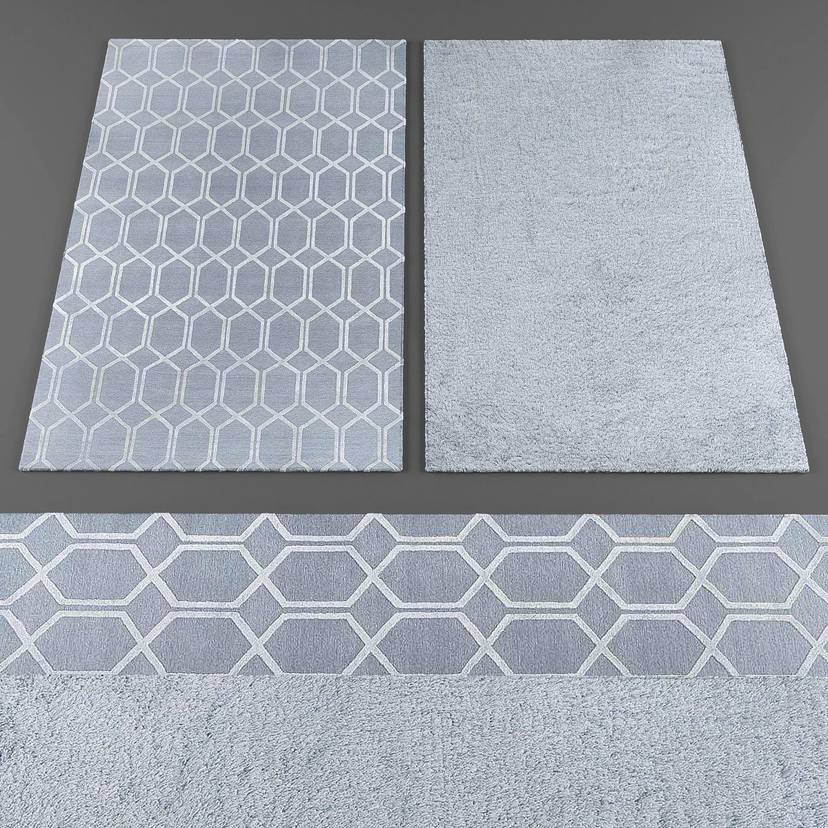 Rugs collection 085 Low-poly 3D model_1