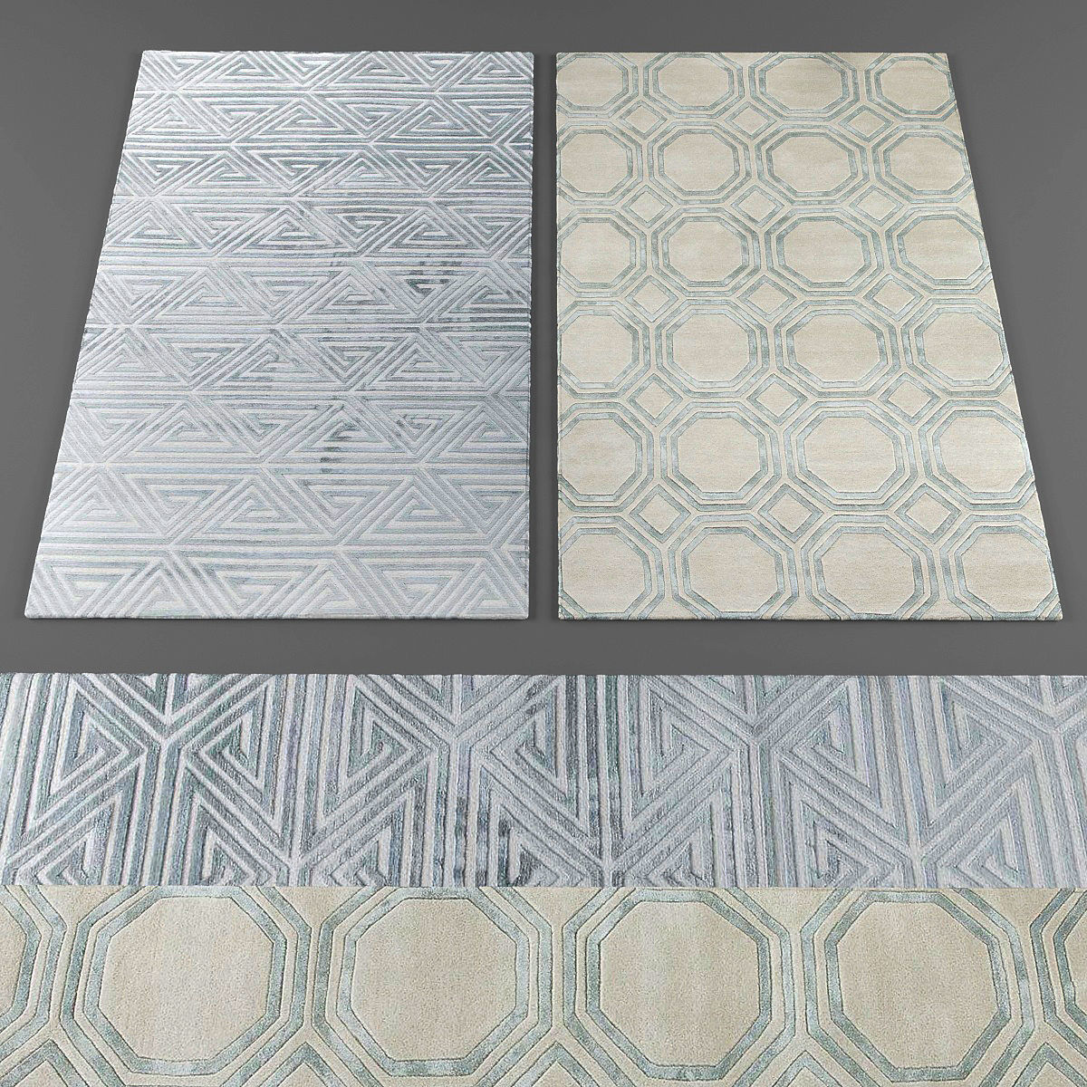 Rugs collection 085 Low-poly 3D model_2