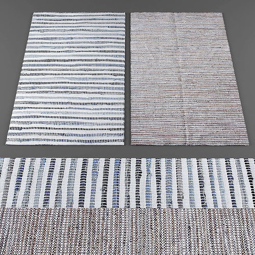 Rugs collection 086 Low-poly 3D model
