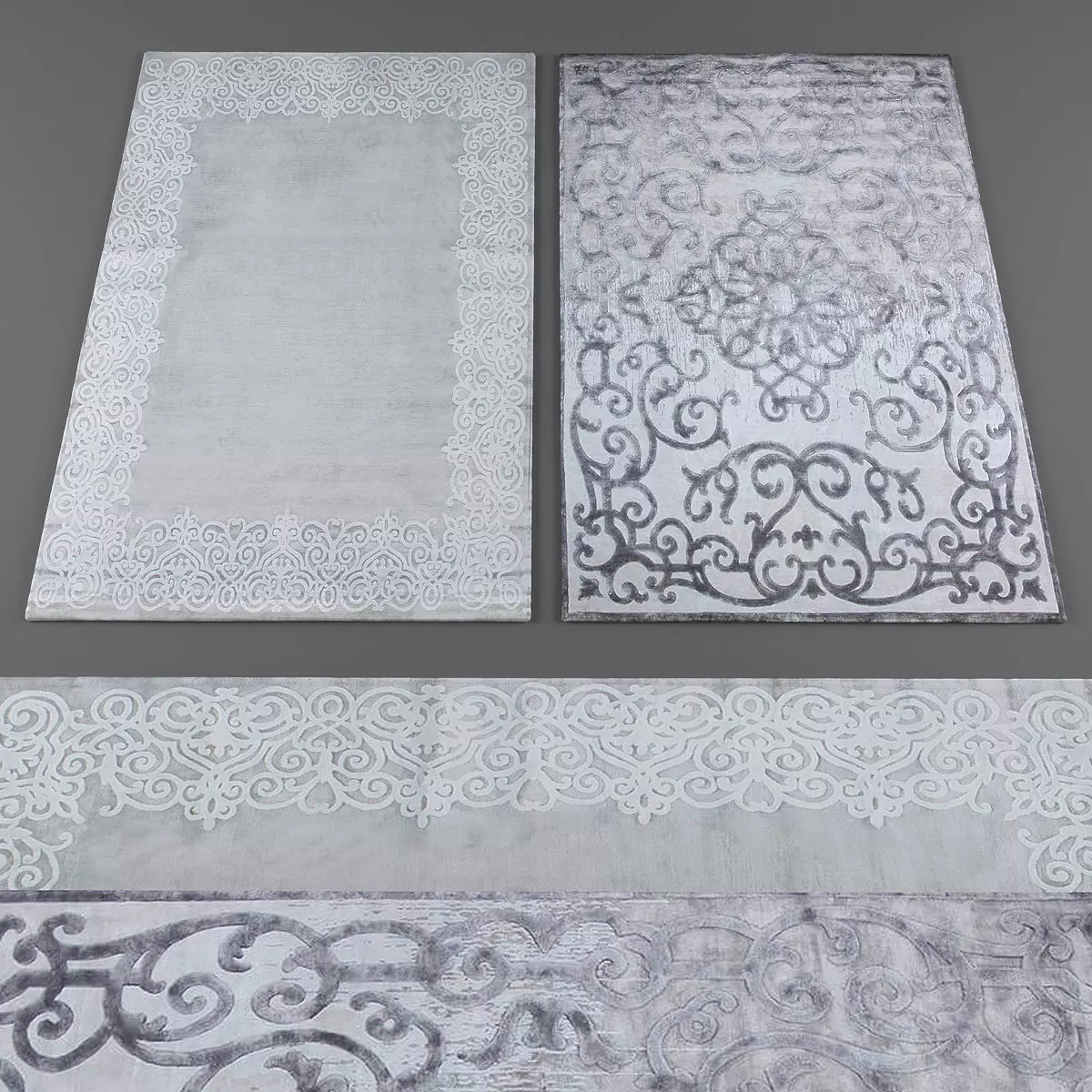 Rugs collection 088 Low-poly 3D model_0