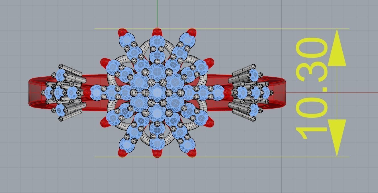 M RINGS N68 3D print model_11