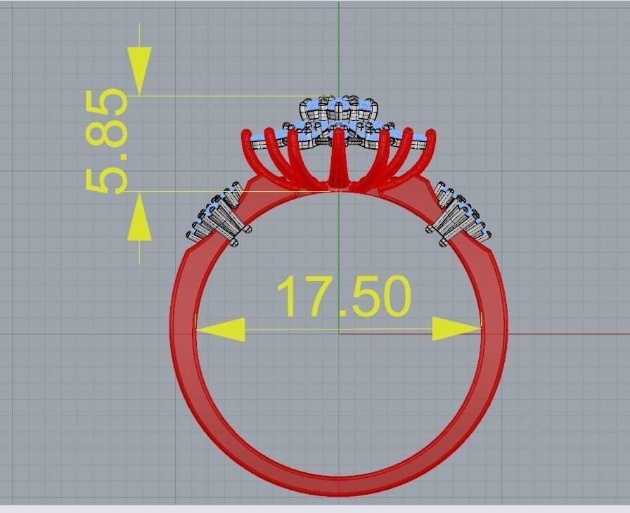 M RINGS N68 3D print model_12