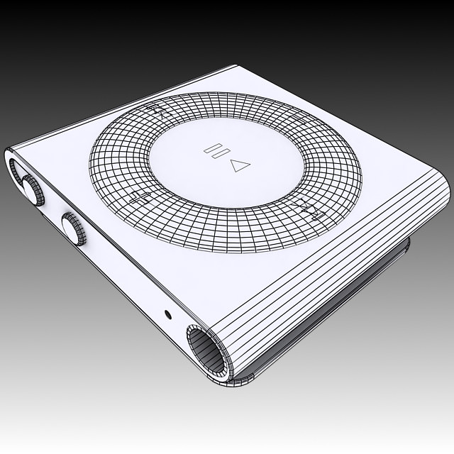 iPod Shuffle 4g 3D model_5