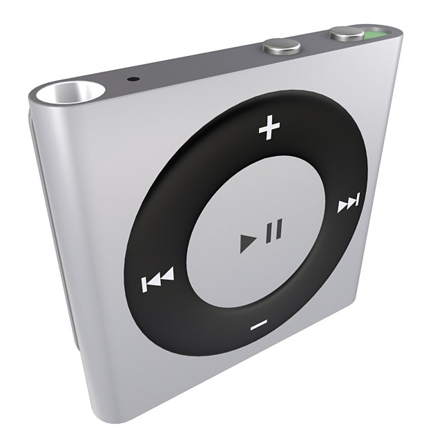 iPod Shuffle 4g 3D model_2