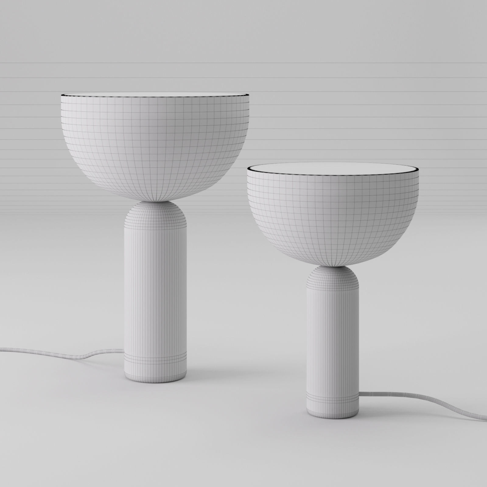 Kizu Table Lamp by New Works 3D model_3