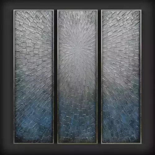 Picture Frames Low-poly 3D model