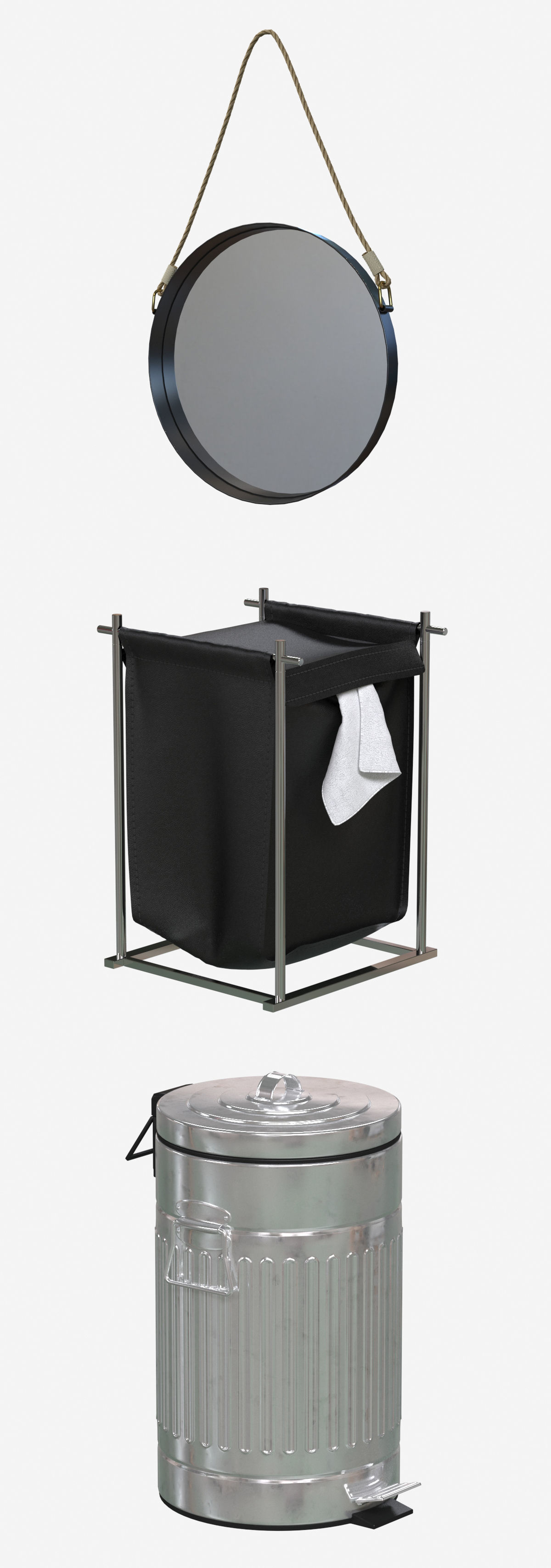 WC Accessories 3D model_2