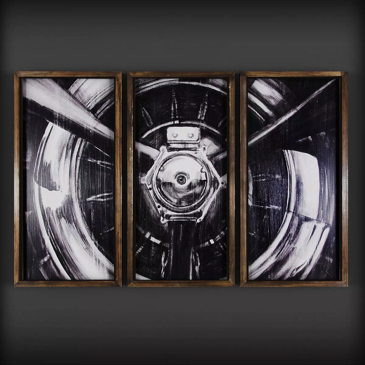 Picture Frames Low-poly 3D model_0