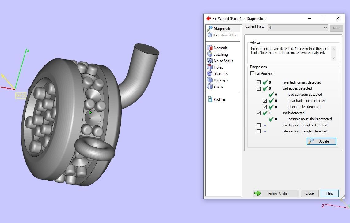 Pandora aquamarine and diamond bracelet 3D print model_22
