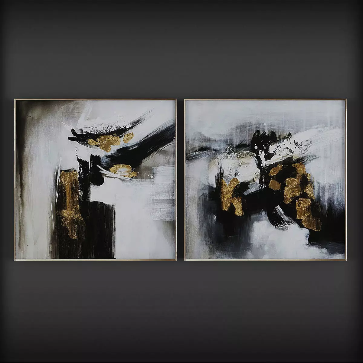 Picture Frames Low-poly 3D model_0