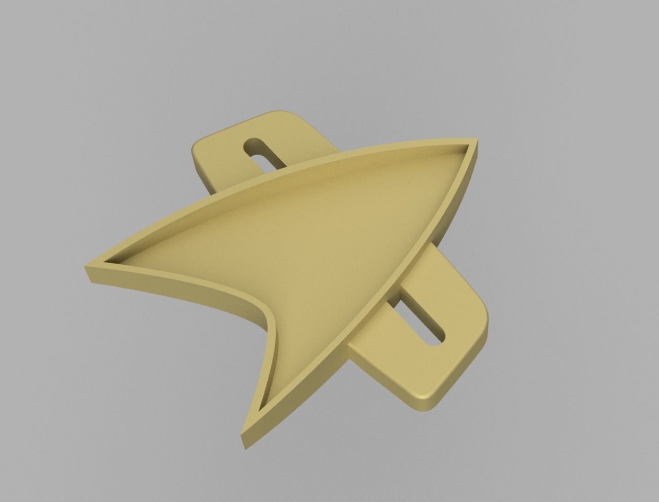 Star Trek PICARD Badge with  3D model_6