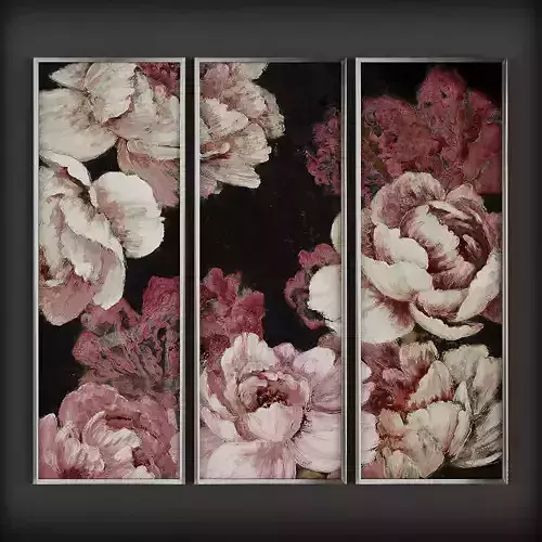 Picture Frames Low-poly 3D model