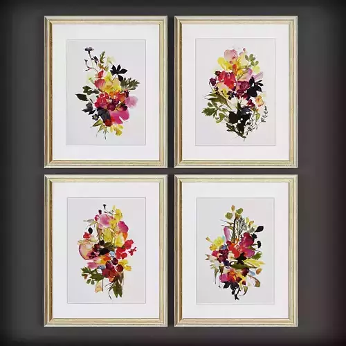 Picture Frames Low-poly 3D model