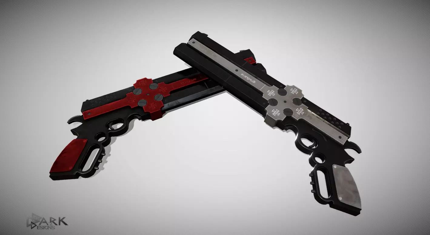 GunGrave Cerberus Low-poly 3D model