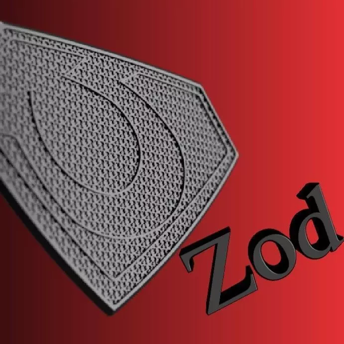 Zod Chest Emblem 3D print model_0