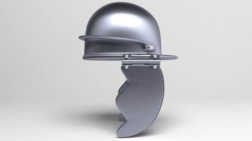Ancient Helmet - Galea 3D model_3